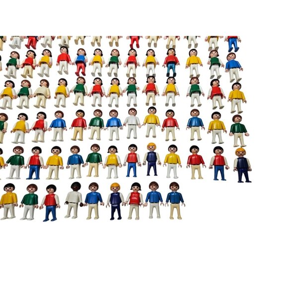 VTG 1981 Playmobil Geobra Children Kids People Figures Lot of 157 Pieces 1980s - Picture 5 of 6
